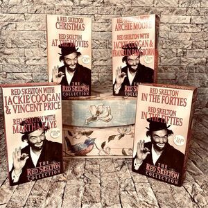 The Red Skelton Collection 8 Tape Set VHS Video Vincent Price Jackie Coogan